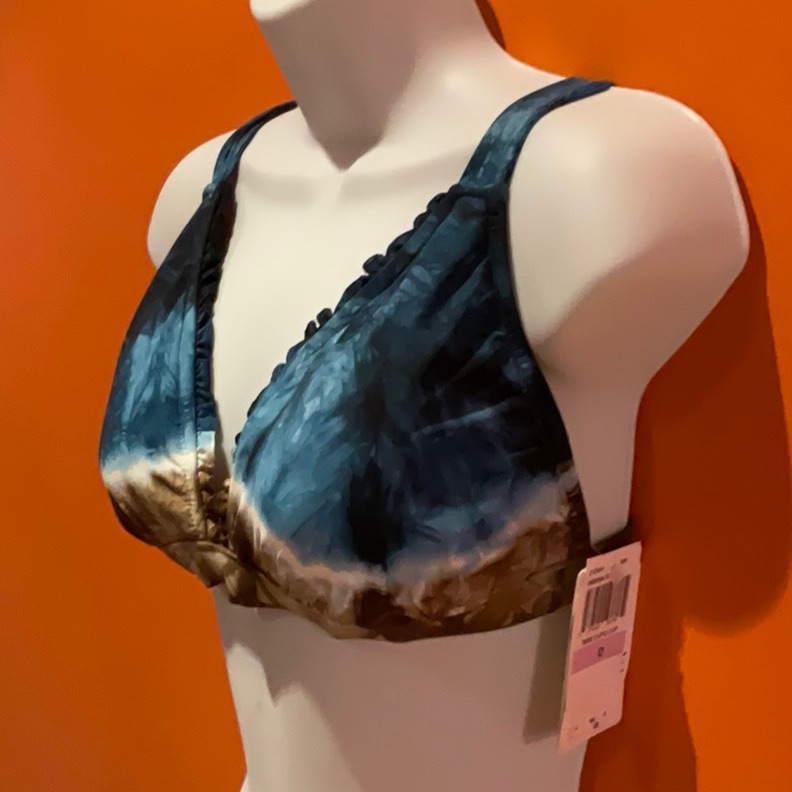 Nwt72 Lucky Brand Bikini Top D Cup